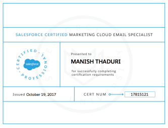 marketing cloud email specialist certification sfdcfanboy
